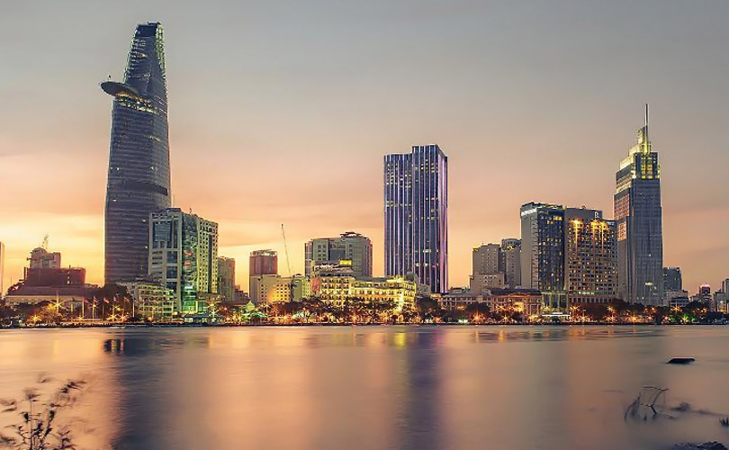 Arrive Ho Chi Minh city